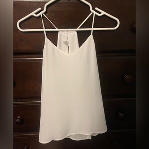 Express xs tank top color white